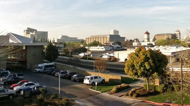 Historical downtown Fresno skyline